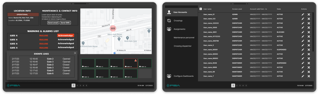 Snapshot of TraxSentinel Solution