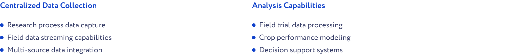 Technical requirements for the platform deployment of smart agriculture