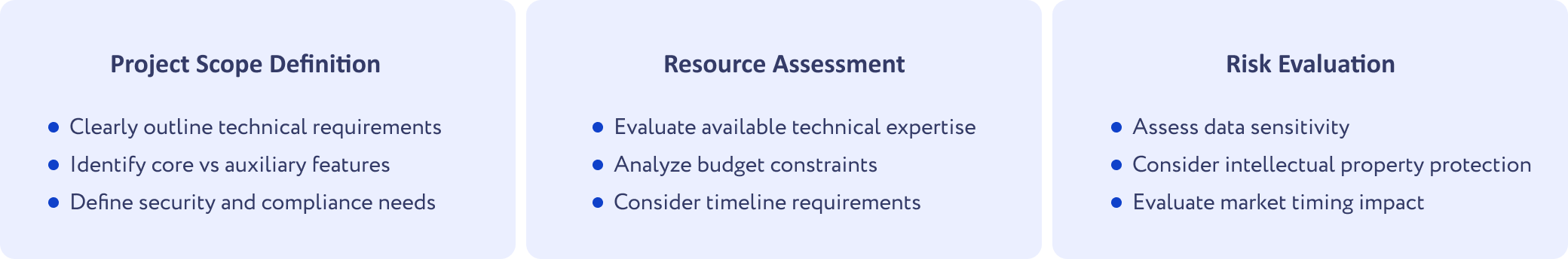 Structured cost-benefit analysis framework for the Software Development for Startups